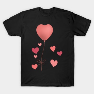 Cute Heart Balloon T-Shirt